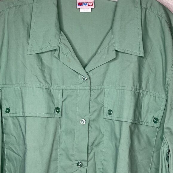 Vintage American Sweetheart Shirt Green - Picture 2 of 7